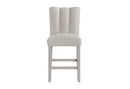 D2507 - 7 Piece Dining Room Set (Bar Table With Hidden Storage In The Base With 6 Bar Stools) - White