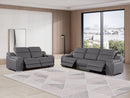 1116 - 5-Piece Modular Power Reclining Sofa And Loveseat Set In With 4 Power Recliners & Power Headrests