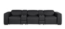 1224 - 5-Piece Modular Power Reclining Sofa In With 3 Power Recliners & Power Headrests