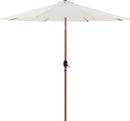 Fiji - Aluminum Patio Umbrella With Square Teak Base