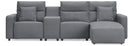 Modmax II - Reclining Sectional - Salt And Pepper