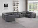 1224 - 8-Piece U-Shaped Sectional Sofa In With 2 Power Recliners & Power Headrests