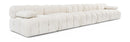 Orin - Velvet 5 Piece Modular Armless Sofa