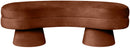 Zenna - Velvet Bench - Cognac
