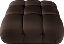 Orin - Velvet Performance Fabric Upholstered Modular Ottoman