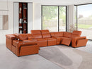 1224 - 8-Piece U-Shaped Sectional Sofa In With 2 Power Recliners & Power Headrests