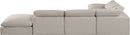 Comfy - 6 Piece Linen Modular Sectional