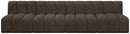 Arc - Boucle Fabric 4 Seats Modular Sofa