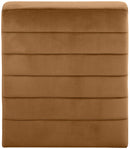 Ivy - Velvet Accent Chair - Saddle