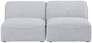 Miramar - 2 Seat Armless Modular Sofa
