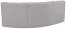 Arc - Boucle Fabric 3 Piece Sofa