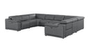 2679 - 8-Piece U-Shaped Power Reclining Sectional In Genuine Leather (4 Recliners)