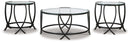 Tarrin - Occasional Table Set (Set of 3) - Black