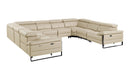 1246 - 8-Piece U-Shaped Modular Power Reclining Sectional With 4 Power Recliners And Power Headrests
