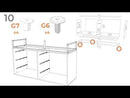 Deanlow - Six Drawer Dresser - Honey