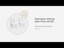 Skempton - Dining UPH Side Chair (Set of 2) - White