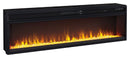 Entertainment Accessories - Wide Fireplace Insert - Black