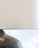 Ladstow - Ceramic Table Lamp  - Black