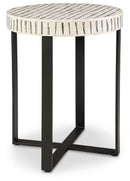 Crewridge - Accent Table - Black / Cream