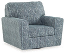 Aterburm - Swivel Accent Chair - Twilight