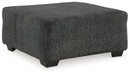 Biddeford - Oversized Accent Ottoman - Shadow
