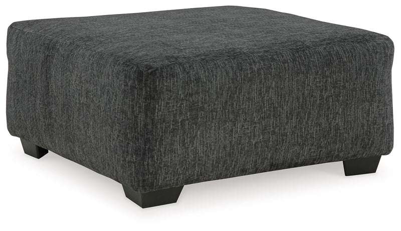 Biddeford - Oversized Accent Ottoman - Shadow