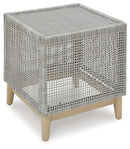 Seton Creek - Square End Table - Gray