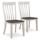 Darborn - Dining Room Side Chair (Set of 2) - Gray / Brown