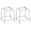Jovani - Acrylic Backless Bar Stools (Set of 2)
