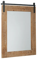 Lanie - Accent Mirror - Antique Brown